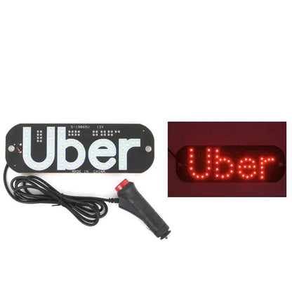 12V LED Uber Bright Windshield Sign for Uber Drivers